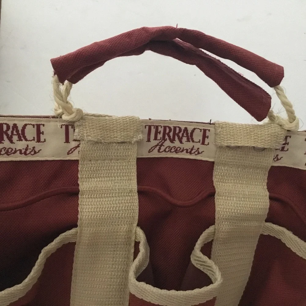 Red Canvas Tool & Storage Organizer